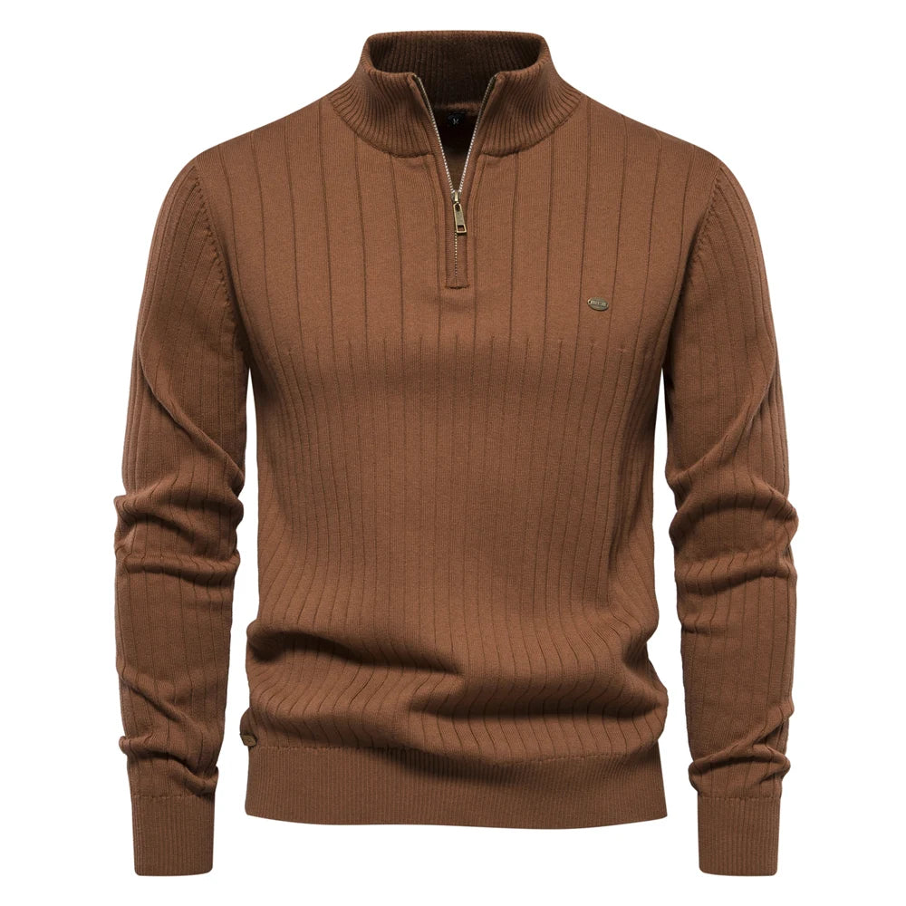 Liam - Autumn Zipper Pullover Sweater